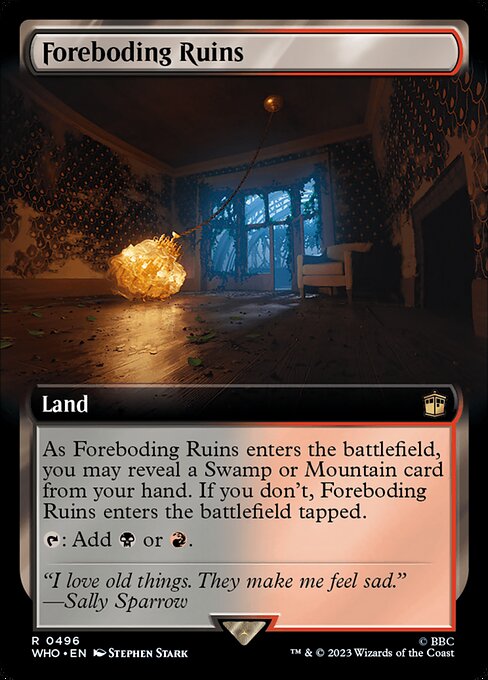 Foreboding Ruins - Foil