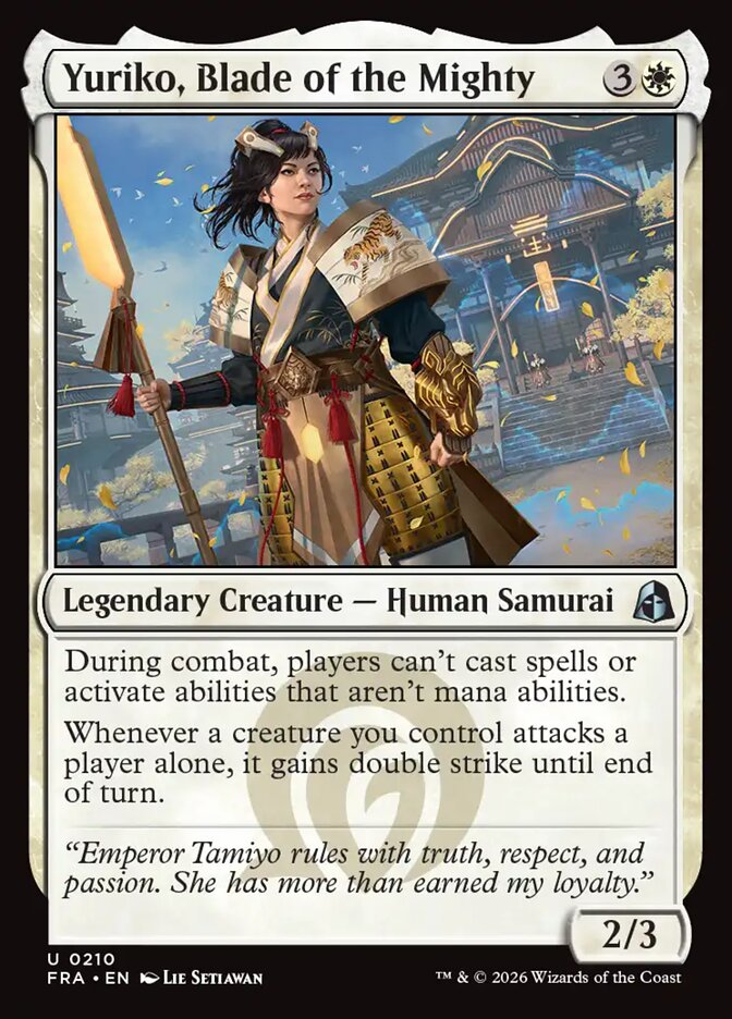 Yuriko, Blade of the Mighty - Foil