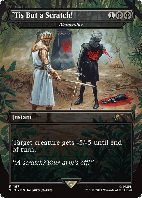 Dismember ('Tis But a Scratch) - Foil