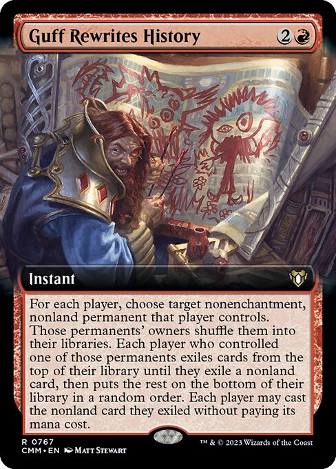 Guff Rewrites History - Foil