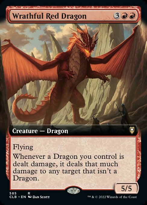 Wrathful Red Dragon - Foil