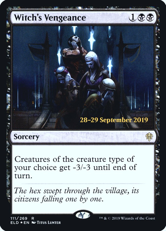Witch's Vengeance - Foil - Prerelease Promo