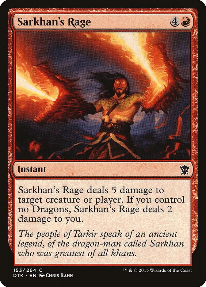 Sarkhan's Rage - Foil
