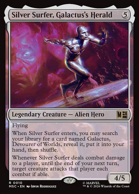 Silver Surfer, Galactus's Herald - Surge Foil