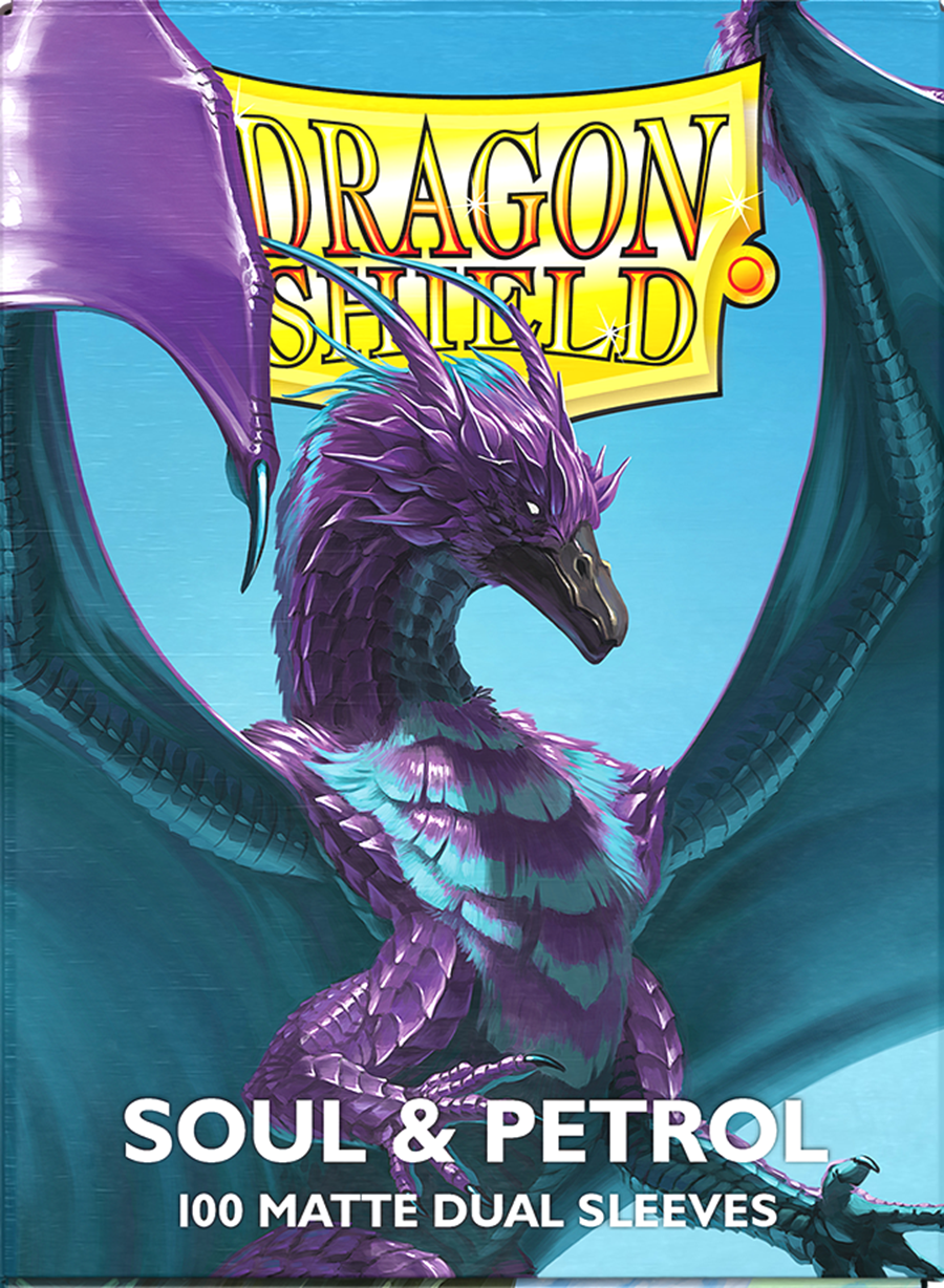Dragon Shield - 63mm X 88mm - Standard Dual Matte - Soul & Petrol 100 ct.