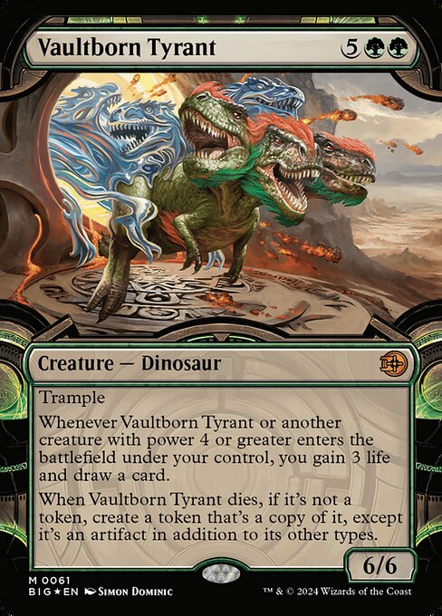 Vaultborn Tyrant - Raised Foil