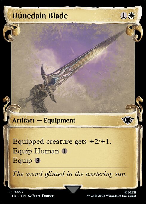 Dunedain Blade - Silver Foil