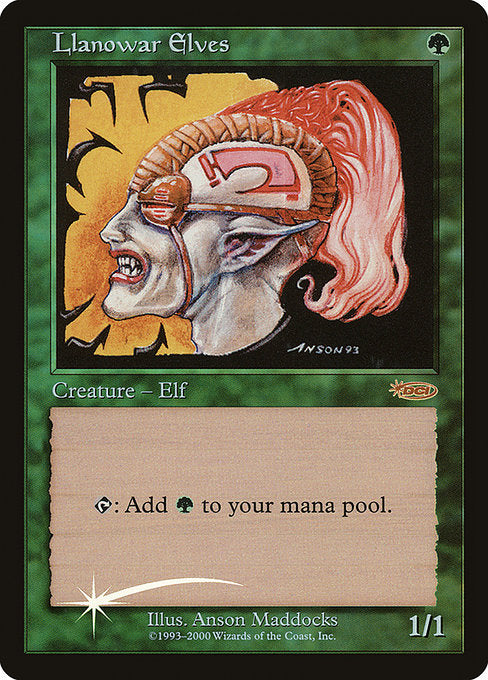 Llanowar Elves - Foil - FNM Promo
