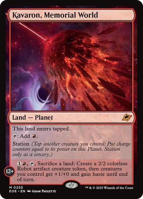 Kavaron, Memorial World - Foil