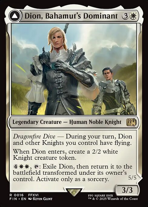 Dion, Bahamut's Dominant - Foil