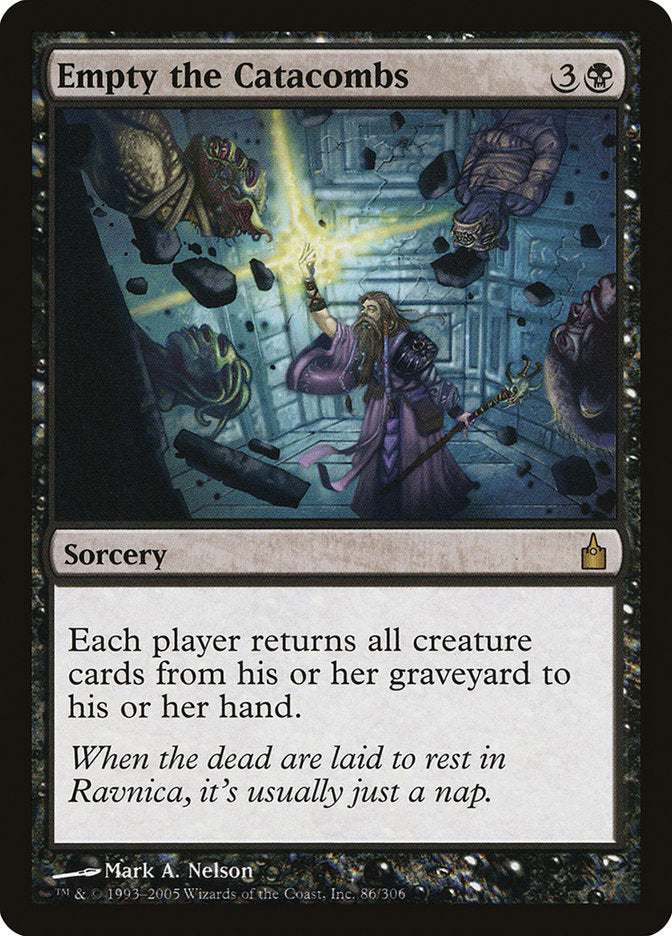 Empty the Catacombs - Foil