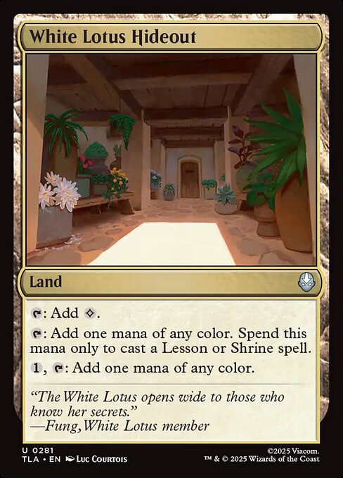 White Lotus Hideout - Foil