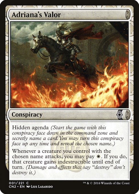Adriana's Valor - Foil