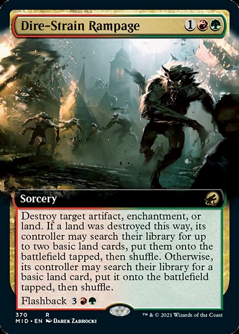 Dire-Strain Rampage - Foil