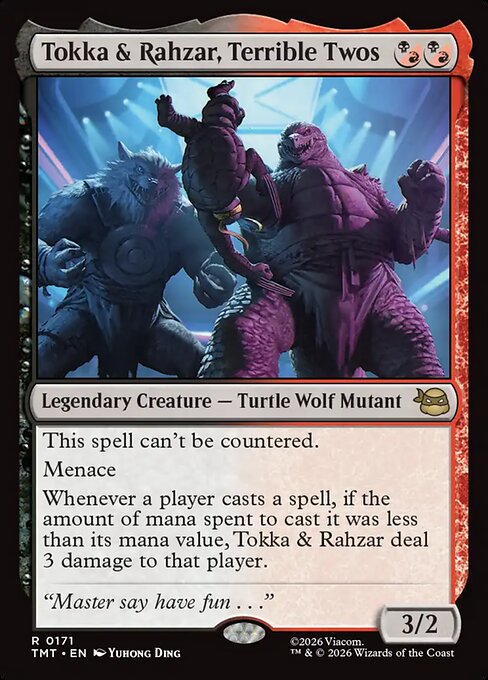 Tokka & Rahzar, Terrible Twos - Foil