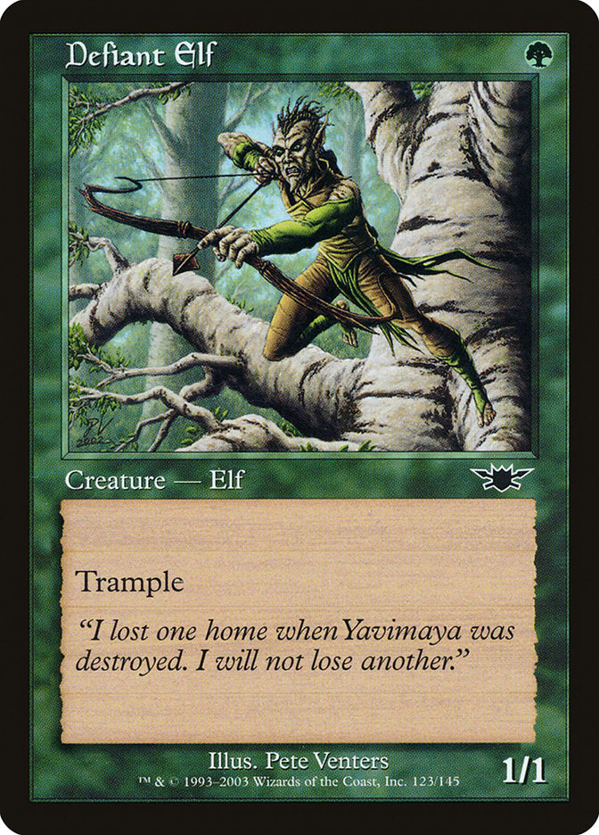 Defiant Elf - Foil
