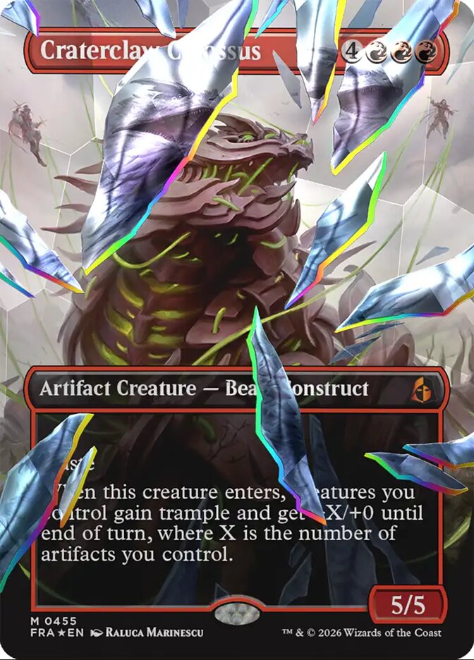 Craterclaw Colossus - Facet Foil
