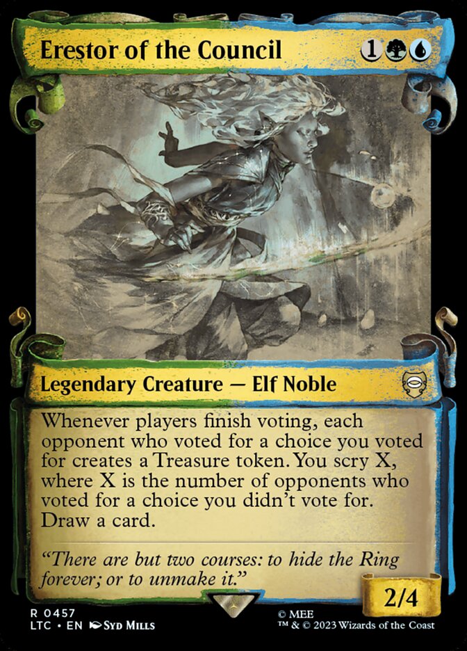 Erestor of the Council - Silver Foil