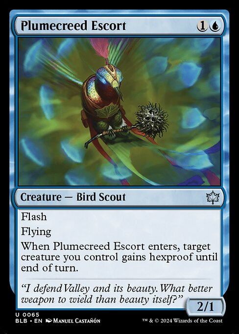 Plumecreed Escort - Foil