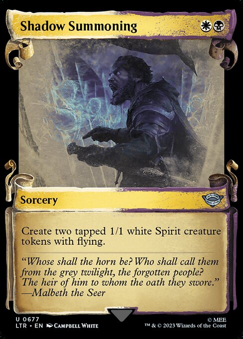 Shadow Summoning - Silver Foil
