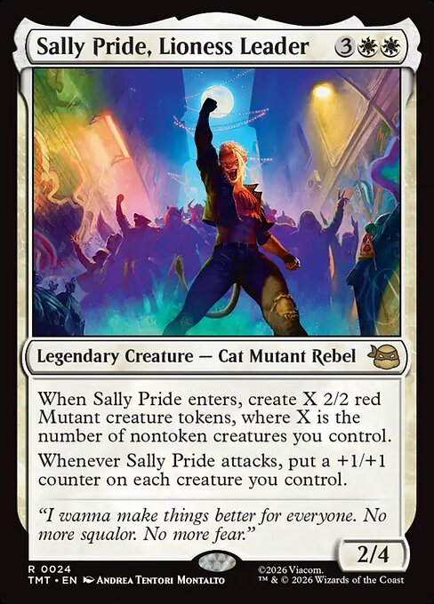 Sally Pride, Lioness Leader - Foil