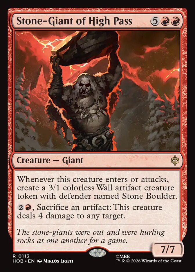Stone-Giant of High Pass - Foil