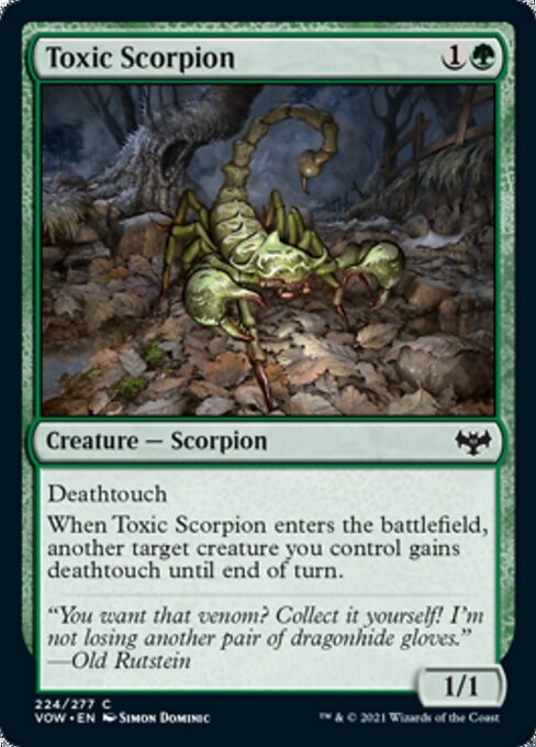 Toxic Scorpion - Foil
