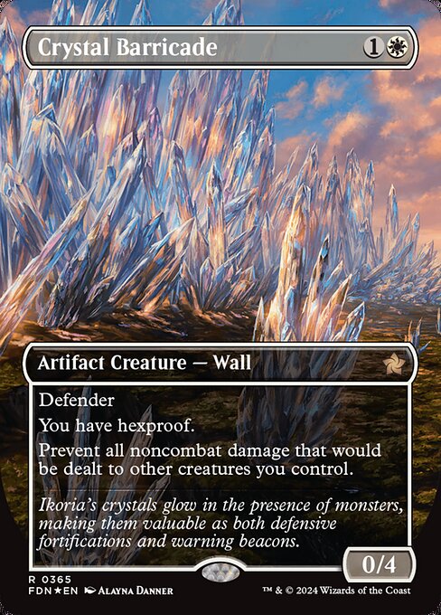 Crystal Barricade - Mana Foil
