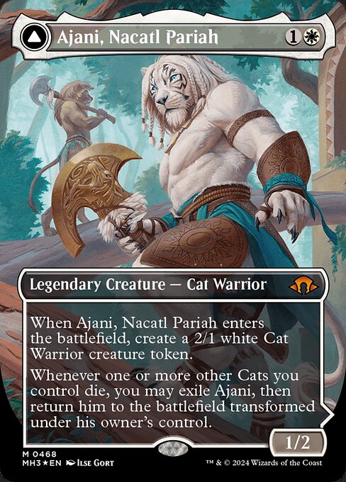 Ajani, Nacatl Pariah - Textured Foil