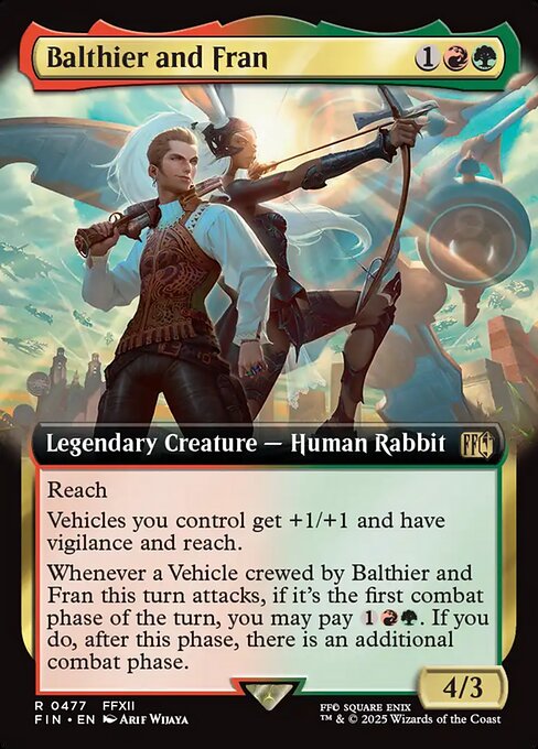 Balthier and Fran - Foil