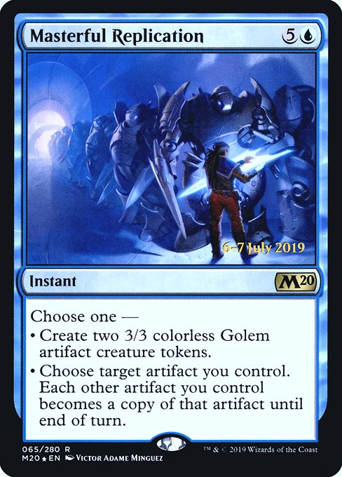 Masterful Replication - Foil - Prerelease Promo
