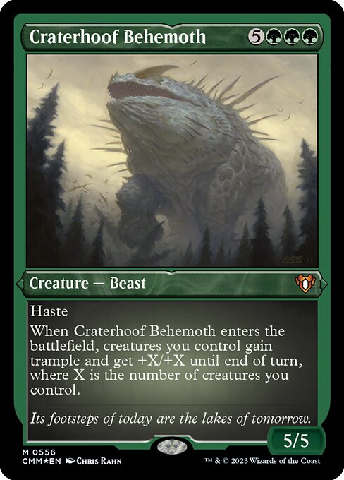 Craterhoof Behemoth - Foil-Etched