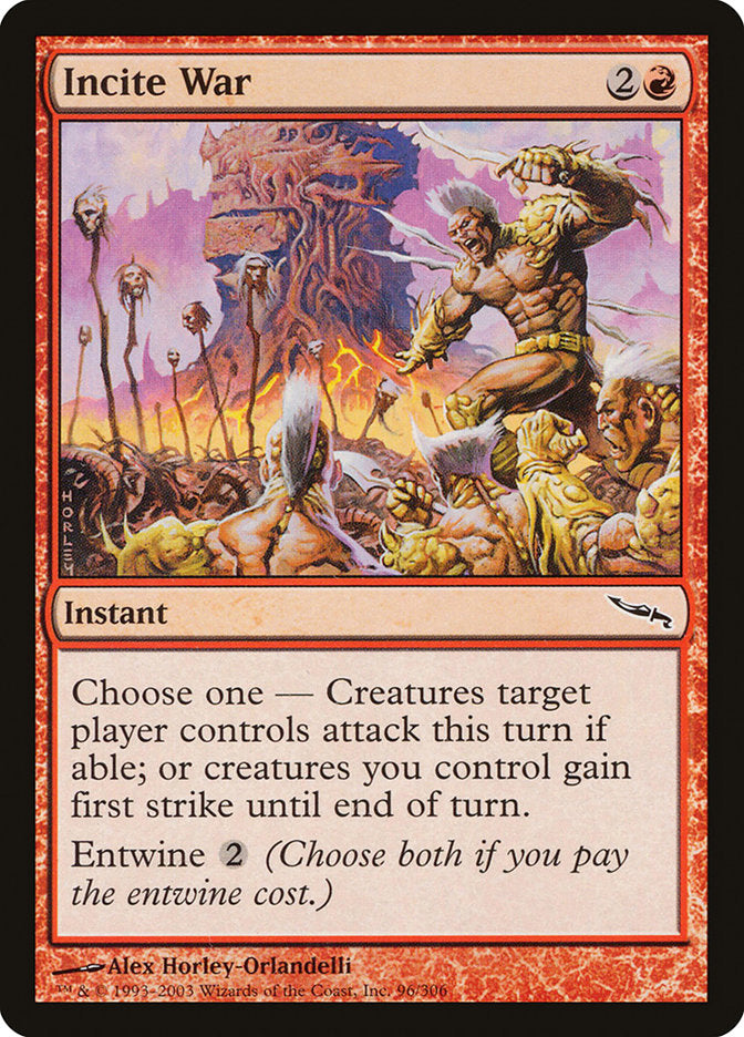Incite War - Foil