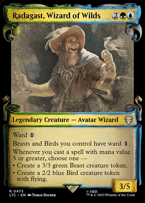 Radagast, Wizard of Wilds - Silver Foil