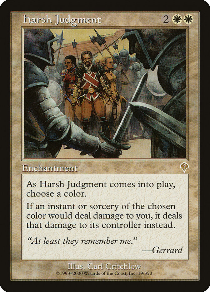 Harsh Judgment - Foil