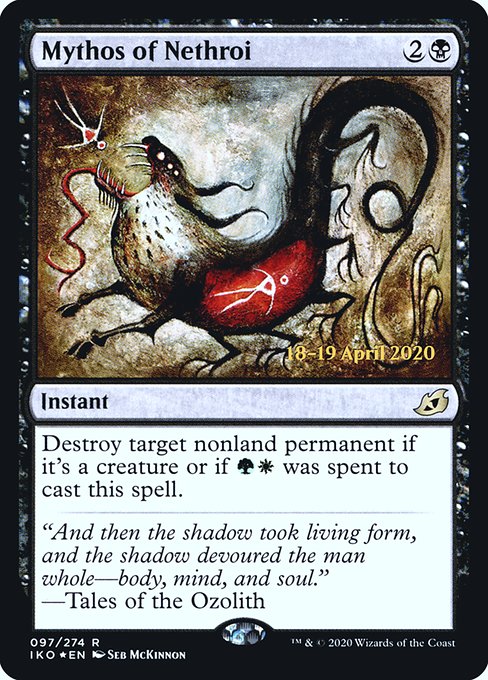 Mythos of Nethroi - Foil - Prerelease Promo