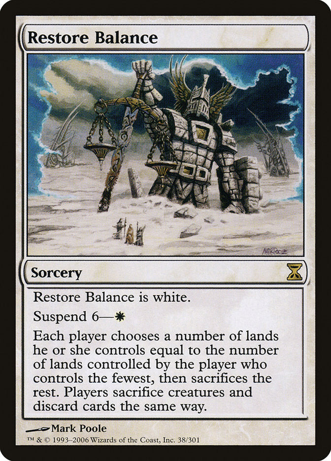 Restore Balance - Foil