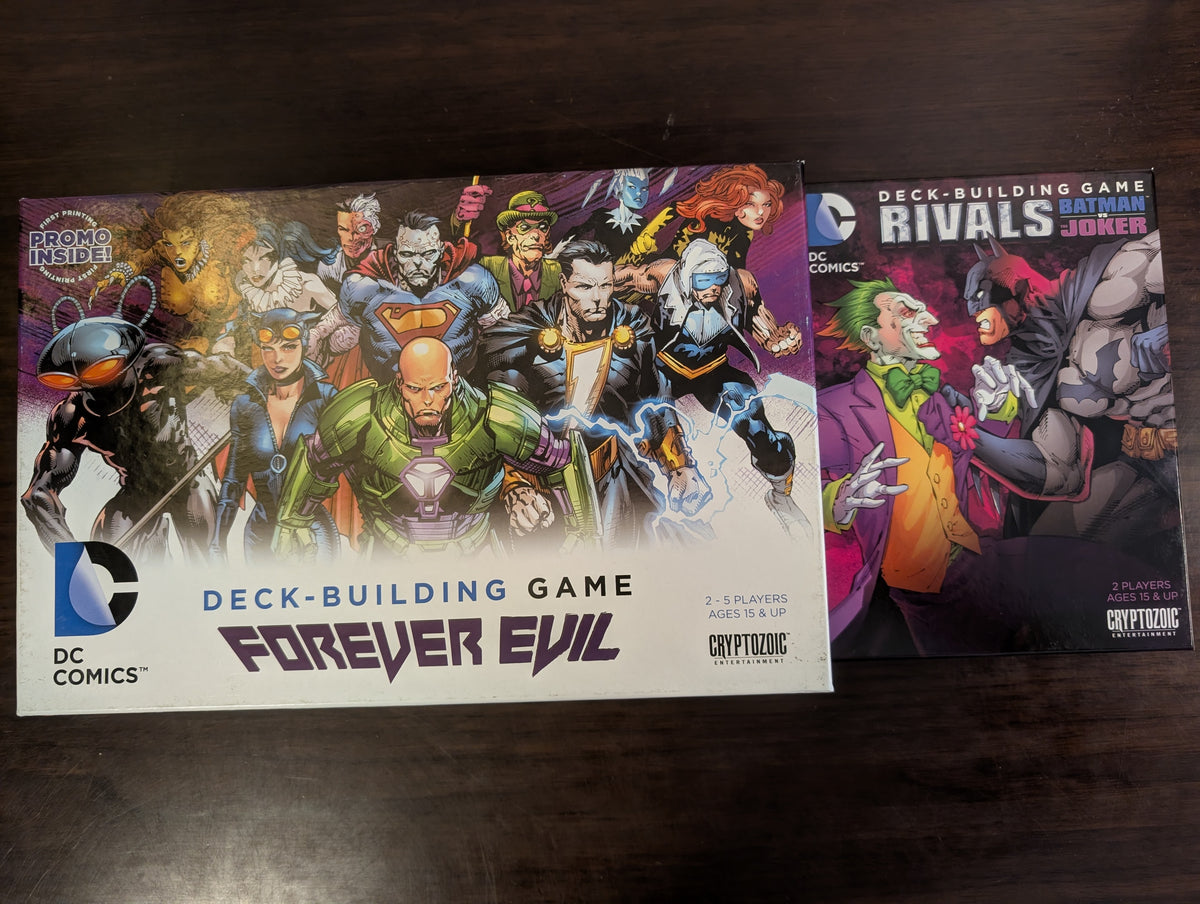 DC Comics Deck-Building Game Forever Evil + Rivals: Batman vs. The Joker