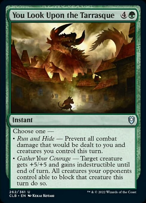 You Look Upon the Tarrasque - Foil