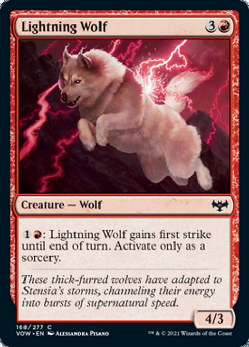 Lightning Wolf - Foil