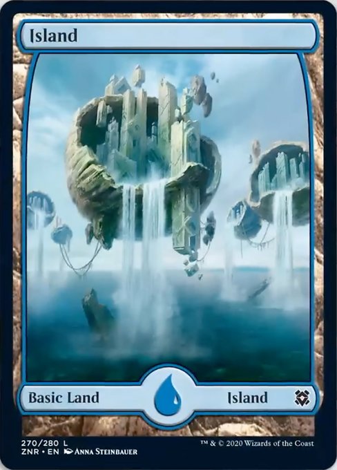 Island (270) - Full Art - Foil