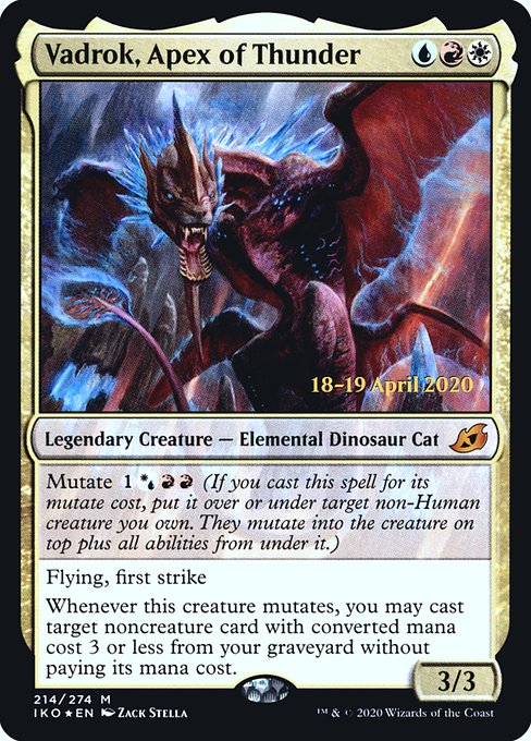 Vadrok, Apex of Thunder - Foil - Prerelease Promo