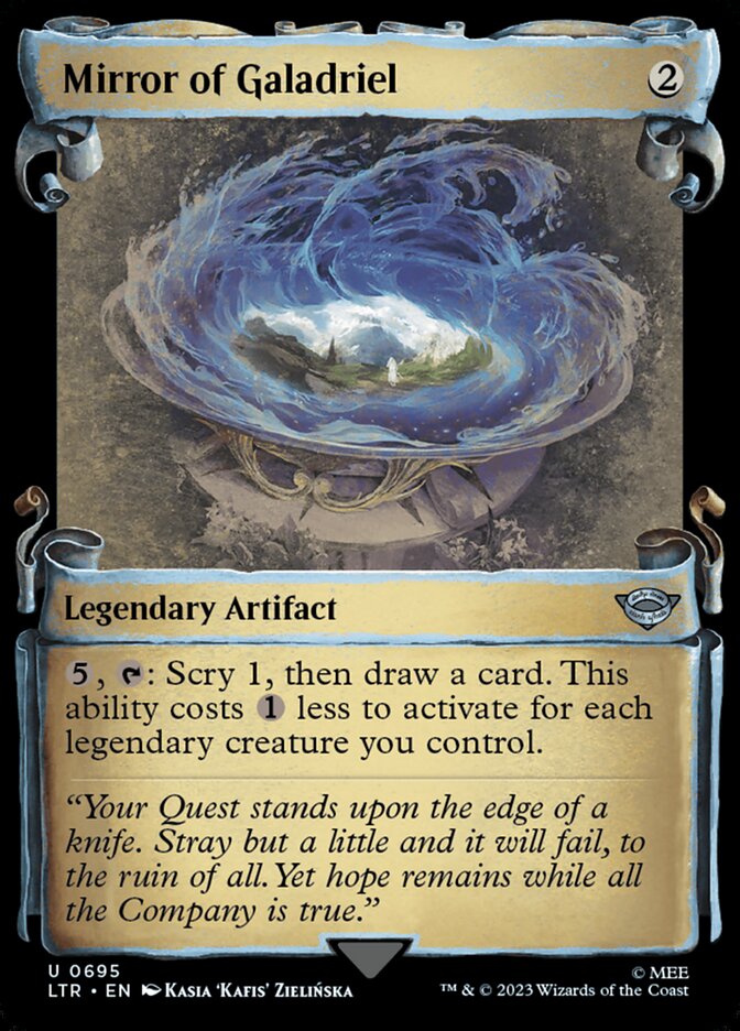 Mirror of Galadriel - Silver Foil