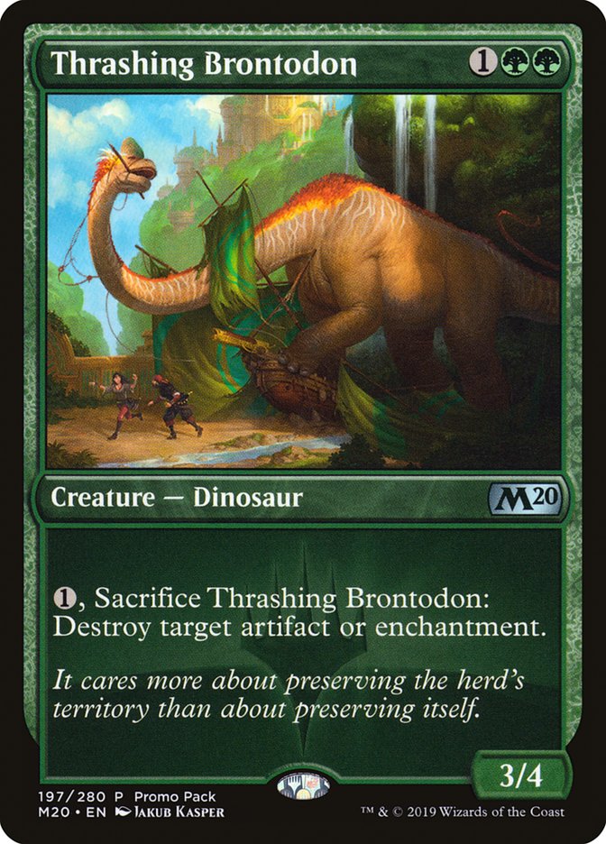 Thrashing Brontodon - Foil - Promo Pack