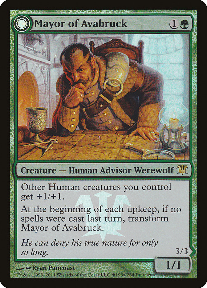 Mayor of Avabruck - Foil - Prerelease Promo