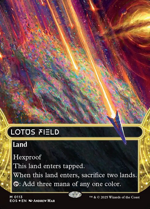 Lotus Field - Galaxy Foil