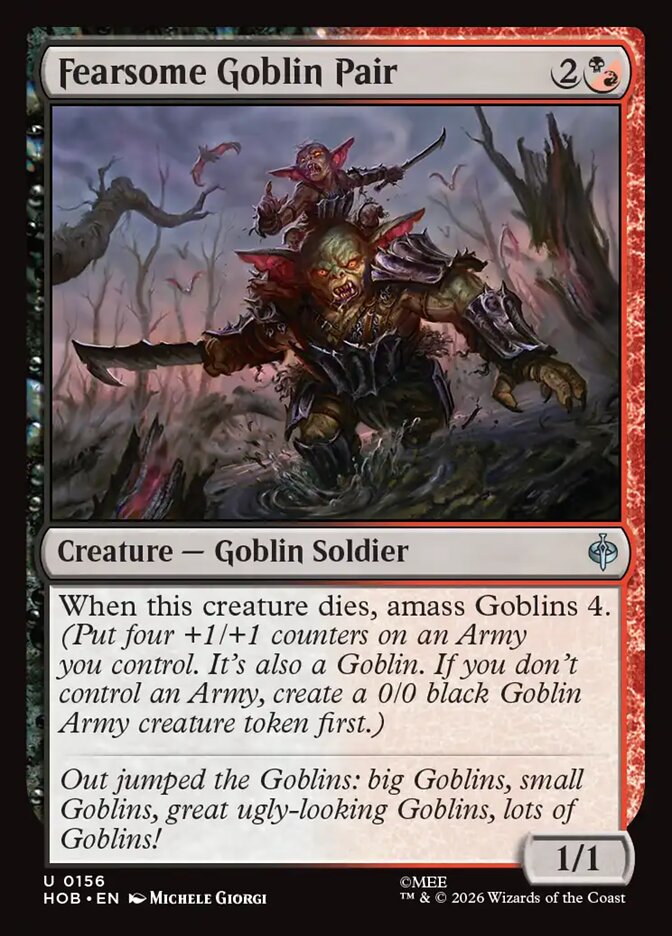 Fearsome Goblin Pair - Foil