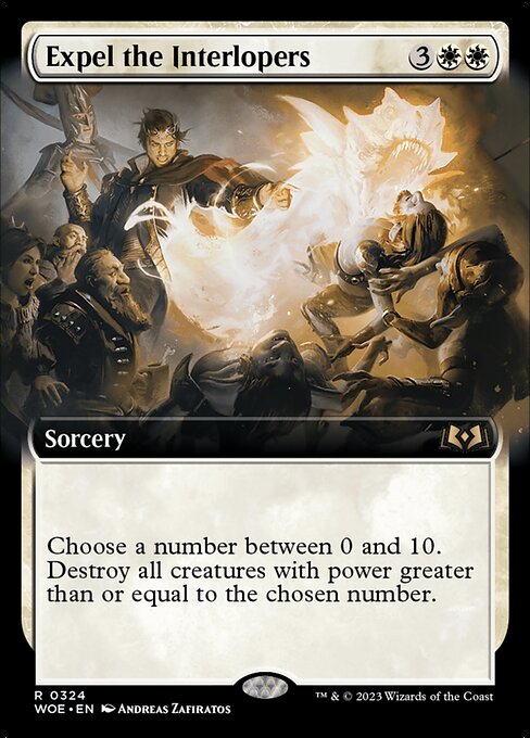 Expel the Interlopers - Foil