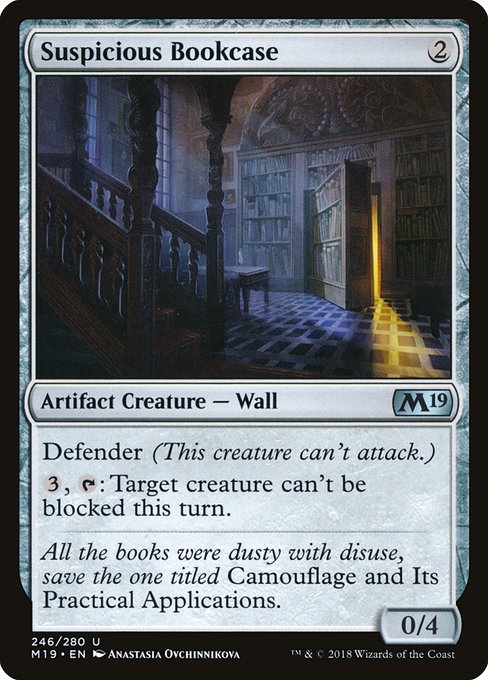 Suspicious Bookcase - Foil