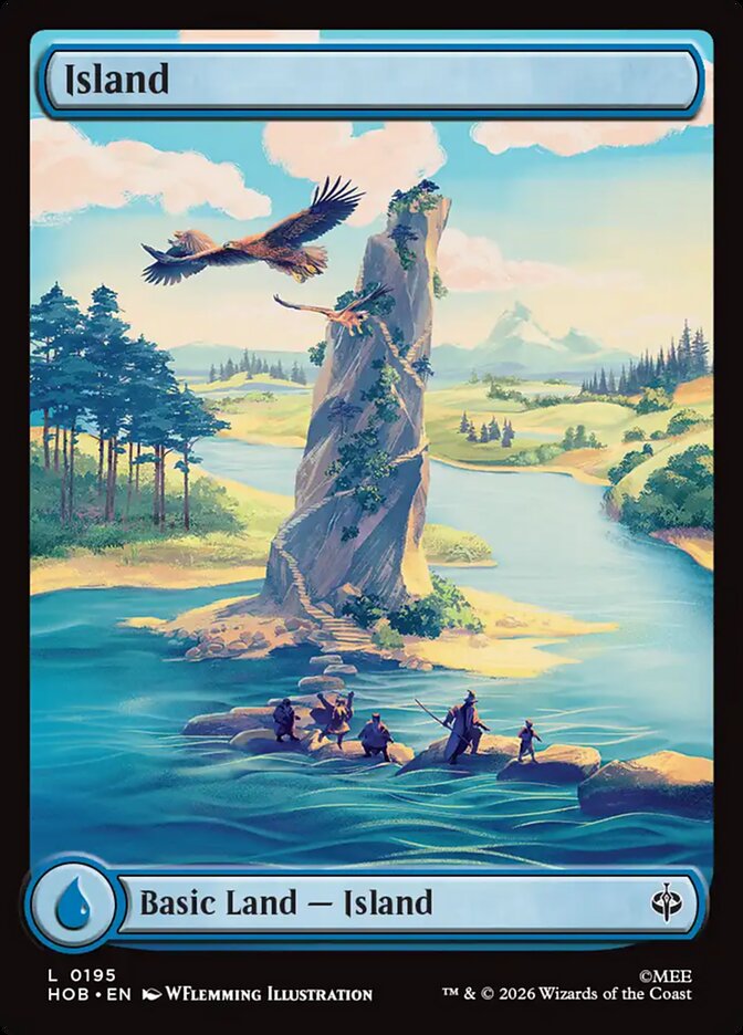 Island (195) - Full Art - Foil